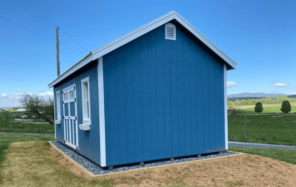 blue shed