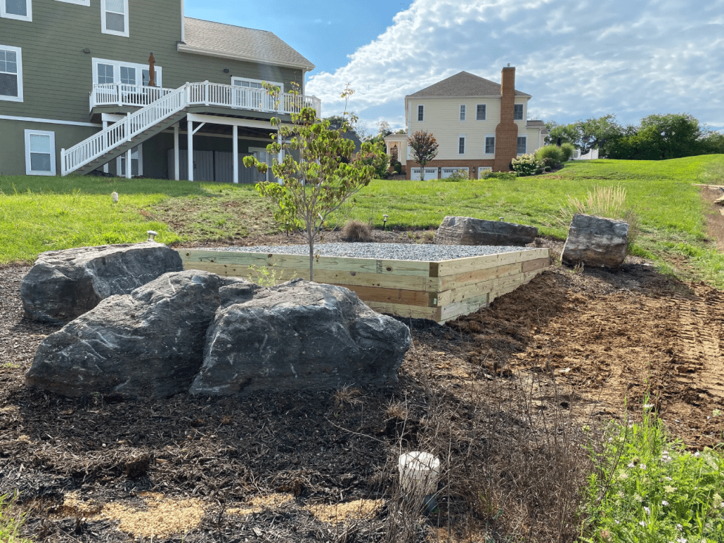 gravel project in process